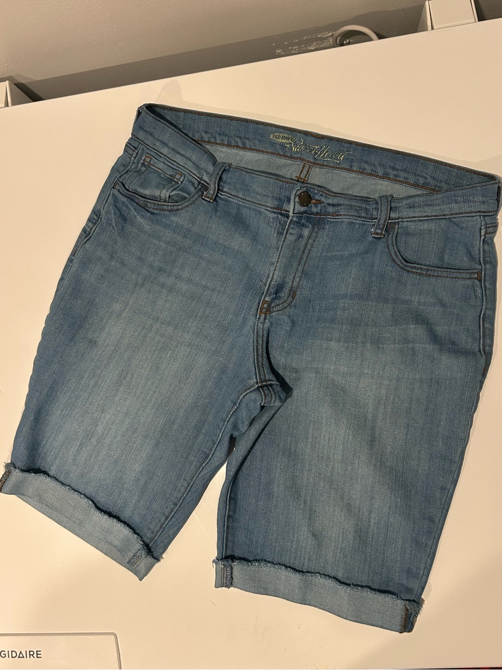Old Navy “the Sweetheart” Light Wash Bermuda Shorts